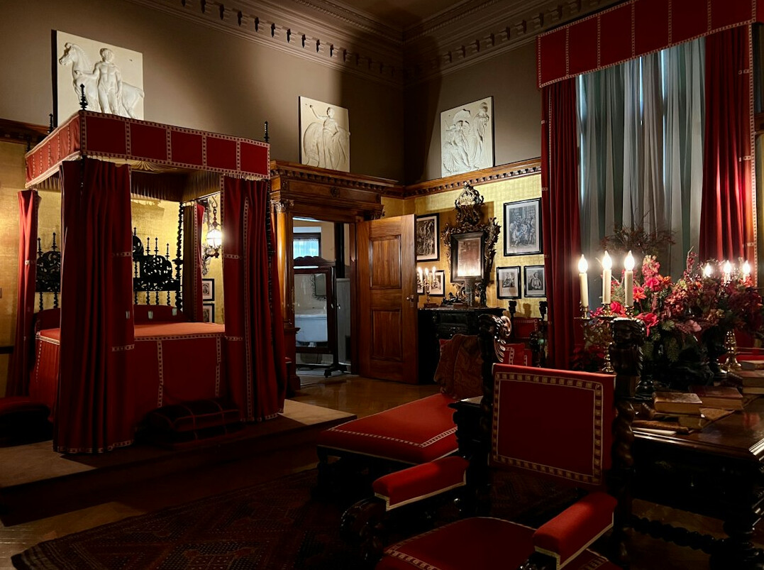 castle interior throne room